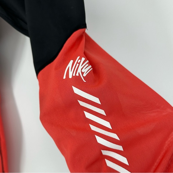 Nike Mesh Black Red Leggings Size XXL - Picture 3 of 8